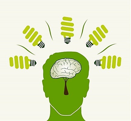 EPS 해외이미지 무료이미지 백그라운드 일러스트 전구 아이디어 사람모양 사람없음 초록색 환경 나뭇가지 얼굴모양 뇌 에코 에코라이프 해외202004 해외일러스트 모양 나무 라이프스타일 얼굴 컬러 컨셉 파일형식 벡터