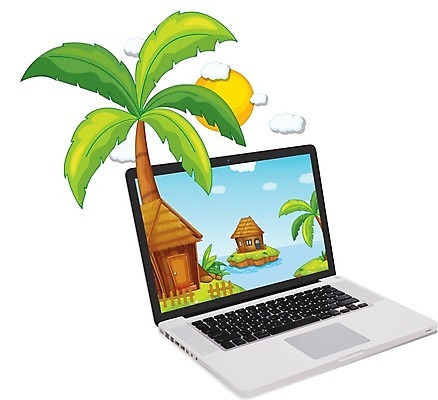 EPS 해외이미지 길 섬 백그라운드 컨셉 인터넷 일러스트 비즈니스 휴가 기술 책 노트북 컴퓨터 사무실 3D 스크린 모니터 점프 공책 웹 흰색 키보드 오픈 오두막 휴대용 만화 자르기 탈출 오브젝트 그림 고립 이국적 전용 효과 해외202004 해외일러스트 컬러 모션 문구용품 전자제품 디지털합성 파일형식 벡터