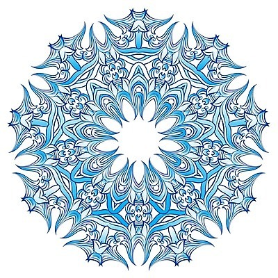 EPS 해외이미지 모양 디자인 실루엣 백그라운드 겨울 꽃무늬 패턴 일러스트 추상 사람없음 그래픽 장식 파란색 흰색 축하 원형 눈송이 화려 눈꽃무늬 스타일 해외202004 해외일러스트 도형 계절 꽃 컬러 컨셉 무늬 눈꽃 눈_날씨 촬영기법 파일형식 벡터