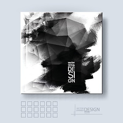 EPS 해외이미지 백그라운드 일러스트 수묵화 미술 타이포그라피 사람없음 검은색 먹 번짐 국경 해외202004 해외일러스트 문자 컬러 서예 문화예술 파일형식 벡터 효과