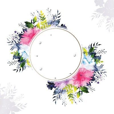 EPS 해외이미지 템플릿 배너 기념일 꽃 백그라운드 꽃무늬 패턴 일러스트 수채화 프레임 이벤트 사람없음 장식 컬러풀 파티 축제 봄 축하 클래식 우아함 그림 초대 국경 해외202004 해외일러스트 식물 계절 컬러 컨셉 무늬 파일형식 벡터