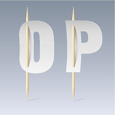 EPS 해외이미지 알파벳 종이 일러스트 회색배경 대문자 사람없음 P O 이쑤시개 뚫기 해외202004 해외일러스트 영어 백그라운드 모션 회색 파일형식 벡터