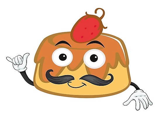 EPS 해외이미지 클립아트 행복 일러스트 디저트 사람없음 음식캐릭터 맛있는 해외202004 해외일러스트 일러캐릭터 캐릭터 감정 음식 파일형식 벡터