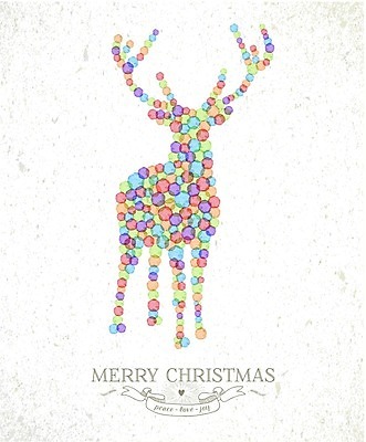 EPS 해외이미지 모양 동물 백그라운드 크리스마스 겨울 일러스트 추상 사슴 수채화 크리스마스카드 잉크 이벤트 사람없음 그래픽 장식 페인트 축하 붓 점 얼룩 그리기 순록 해외202004 해외일러스트 계절 기념일 컨셉 무늬 포유류 모션 카드_감사 파일형식 벡터