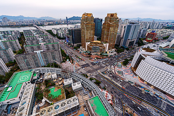 포토 JPG 주간 서울 한국 풍경 빌딩 사람없음 야외 건물 도시풍경 도시 교차로 국내여행 잠실 전경 국내포토 자연요소 건축물 아시아 길 여행 파일형식 탑뷰