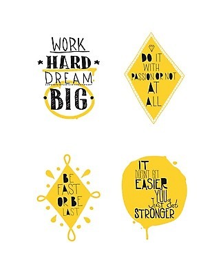 EPS 해외이미지 디자인 백그라운드 스티커 일러스트 캘리그라피 텍스트 사랑 타이포그라피 사람없음 그래픽 장식 세트 노란색 라벨 검은색 흰색 인사 메시지 그래피티 엽서 격려 레터링 자극 해외202004 해외일러스트 문자 감정 컬러 모션 프레임 예절 낙서 편지 그림 파일형식 벡터