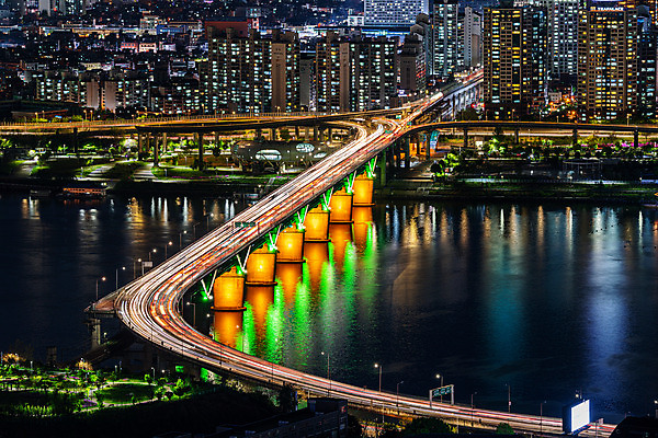 포토 JPG 야경 서울 한국 빌딩 사람없음 야외 도시풍경 도시 국내여행 청담대교 한강다리 전경 국내포토 아시아 여행 풍경 건물 다리_건축물 야간 한강 파일형식 탑뷰 풍경_경치