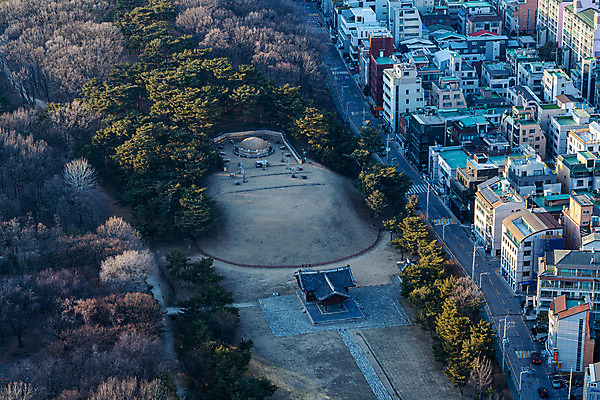 포토 JPG 주간 나무 유적지 서울 한국 풍경 사람없음 야외 건물 도시풍경 도시 국내여행 왕릉 정릉 전경 국내포토 자연요소 식물 건축물 아시아 여행 고건축 파일형식 탑뷰