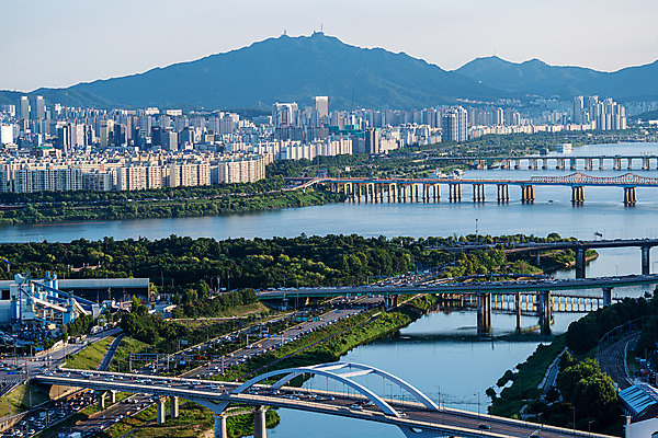 포토 JPG 주간 서울 한국 풍경 사람없음 야외 도시풍경 한강 국내여행 한강다리 서울숲 전경 중랑천 용비교 국내포토 자연요소 아시아 여행 하천 다리_건축물 도시 숲 랜드마크 파일형식 탑뷰