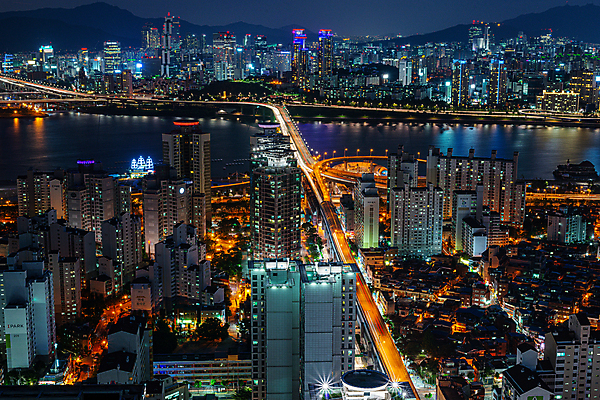 포토 JPG 야경 서울 한국 빌딩 사람없음 야외 건물 도시풍경 도시 한강 국내여행 궤적 청담대교 한강다리 전경 국내포토 건축물 아시아 여행 풍경 다리_건축물 야간 랜드마크 파일형식 탑뷰 풍경_경치