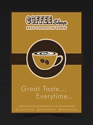 EPS 해외이미지 배너 커피 음료 리플렛 백그라운드 일러스트 사람없음 컵 상점 식당 카페 머그컵 정보 카푸치노 카페테리아 에스프레소 목록 카페인 해외202004 해외일러스트 식기 파일형식 벡터