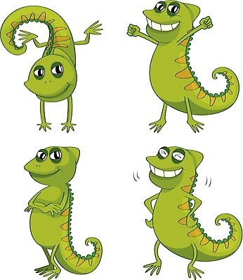 EPS 해외이미지 동물 행복 야생동물 백그라운드 일러스트 포유류 파충류 자연 생물 동물원 서기 미소 그래픽 초록색 컬러풀 흰색 4 치아 숲 위험 손톱 만화 그림 꼬리 도마뱀 육식동물 고립 카멜레온 많음 해외202004 해외일러스트 손 감정 컬러 컨셉 모션 표정 숫자 소화기관 생태계 파일형식 벡터