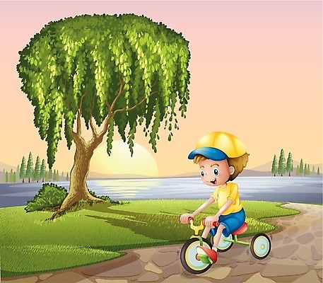 EPS 해외이미지 나무 식물 남자 행복 어린이 잎 일러스트 하늘 그림자 사람 소년 야외 그래픽 초록색 장난감 자전거 일몰 나뭇가지 소나무 원형 잡초 보호 작음 그늘 균형 그림 타이어 바이킹 캡모자 페달 해외202004 해외일러스트 도형 모자_잡화 감정 컬러 컨셉 노을 바이크 크기 파일형식 벡터