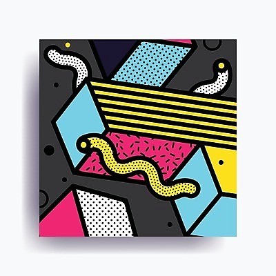 EPS 해외이미지 모양 디자인 백그라운드 패턴 일러스트 추상 사람없음 복고 기하학 스타일 멤피스디자인 해외202004 해외일러스트 무늬 파일형식 벡터