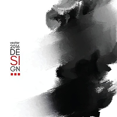 EPS 해외이미지 백그라운드 일러스트 수묵화 미술 타이포그라피 사람없음 검은색 먹 번짐 국경 해외202004 해외일러스트 문자 컬러 서예 문화예술 파일형식 벡터 효과