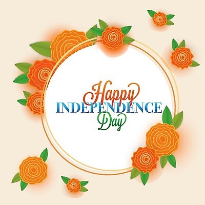 EPS 해외이미지 배너 꽃 포스터 문화 잎 일러스트 프레임 미술 사람없음 장식 초록색 빛 장미 자유 흰색 축하 원형 인도인 1월 8월 독립기념일 사프란 삼색 전국 해외202004 해외일러스트 도형 외국인 식물 기념일 컬러 컨셉 문화예술 동양인 날짜 향신료 독립 파일형식 벡터
