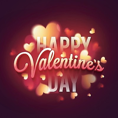 EPS 해외이미지 일러스트 발렌타인데이 사랑 사람없음 보라색 하트 축하 해외202004 해외일러스트 모양 감정 컬러 컨셉 데이이벤트 파일형식 벡터