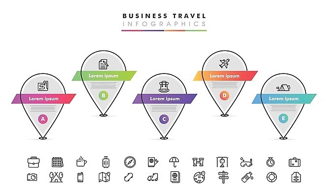 EPS 해외이미지 템플릿 배너 산업 포스터 일러스트 비즈니스 통계 그래프 아이디어 사람없음 인포그래픽 정보 성장 계획 보고서 상업 단계 진행 경영 마케팅 해외202004 해외일러스트 컨셉 파일형식 벡터