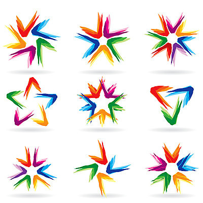 EPS 해외이미지 모양 디자인 실루엣 별 분홍색 꽃무늬 일러스트 추상 나선형 미술 사람없음 그래픽 초록색 파란색 세트 컬러풀 심볼 그림 기하학 엘리먼트 스타일 해외202004 해외일러스트 자연요소 꽃 컬러 무늬 문화예술 촬영기법 파일형식 벡터