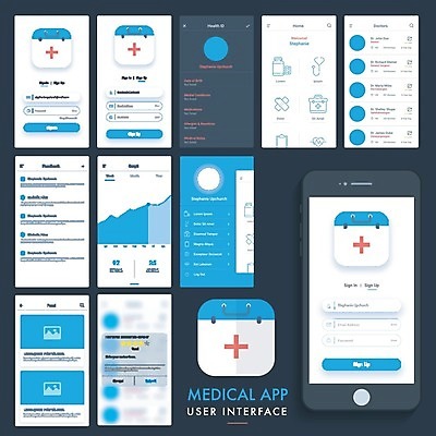 EPS 해외이미지 템플릿 일러스트 비즈니스 청진기 모바일 건강 병원 사람없음 스마트폰 약 스크린 의사 정보 플랫 어플리케이션 페이지 온라인 전자상거래 UI 구독 로그인 마케팅 소프트웨어 웹디자인 인터페이스 터치스크린 목업 와이어프레임 해외202004 해외일러스트 의학 의료기기 핸드폰 스마트기기 의료진 파일형식 벡터