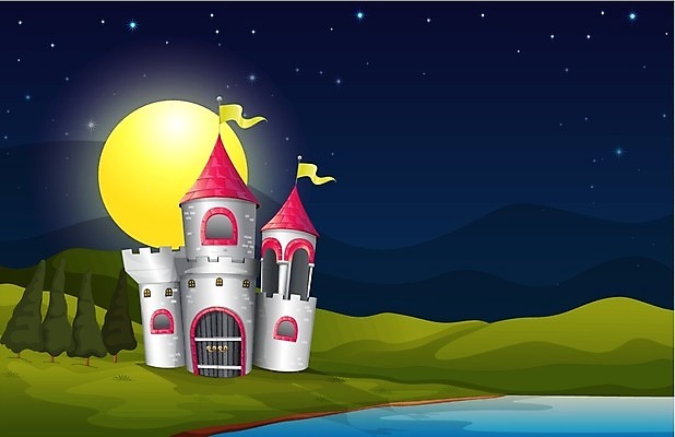 EPS 해외이미지 나무 식물 배너 별 호수 일러스트 건축양식 하늘 주택 건물 그래픽 초록색 물 파란색 강 노란색 궁전 달 깃발 연못 소나무 원형 야간 저녁 강가 왕 맨션 언덕 그림 여왕 땅바닥 여의주 콘크리트 해외202004 해외일러스트 자연요소 도형 건축물 건축 컬러 고건축 바닥 파일형식 벡터