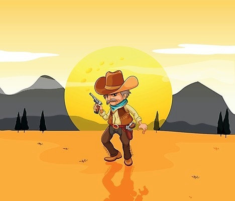 EPS 해외이미지 나무 구름 모자 남자 무기 얼굴 모래 신발 오렌지 일러스트 하늘 산 부츠 그림자 사람 풍경 소년 그래픽 갈색 노란색 목도리 일몰 흙 사막 총 벨트 분노 흰색 소나무 원형 범죄 카우보이 땅 언덕 그림 땅바닥 여의주 옛날 해외202004 해외일러스트 자연요소 도형 식물 잡화 감정 어린이 컬러 과일 바닥 신체부위 노을 파일형식 벡터