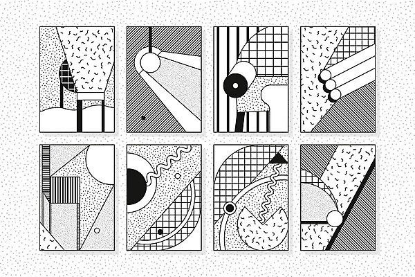 EPS 해외이미지 모양 템플릿 디자인 포스터 선 백그라운드 패턴 일러스트 비즈니스 벽지 추상 미술 그래픽 세트 파티 유행 세일 검은색 수확 덮개 흰색 원형 발표 수집 질감 복고 기하학 엘리먼트 특별함 팝 힙스터 멤피스디자인 미니멀 해외202004 해외일러스트 도형 패션 컬러 컨셉 무늬 농업 문화예술 이벤트 뚜껑 파일형식 벡터