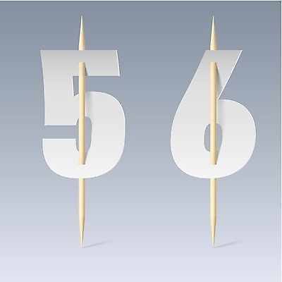 EPS 해외이미지 종이 일러스트 회색배경 사람없음 숫자 6 5 이쑤시개 뚫기 해외202004 해외일러스트 문자 백그라운드 모션 회색 파일형식 벡터