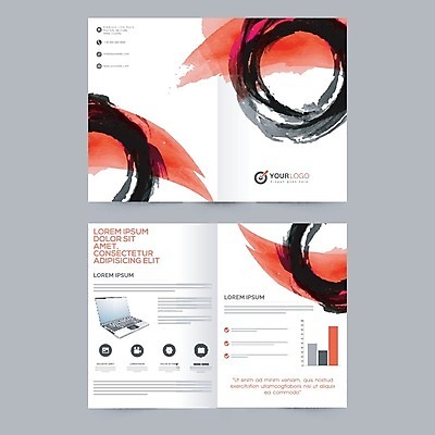 EPS 해외이미지 템플릿 포스터 리플렛 비즈니스 추상 팜플렛 사람없음 원형 잡지 마케팅 해외202004 도형 무늬 간행물 파일형식 벡터