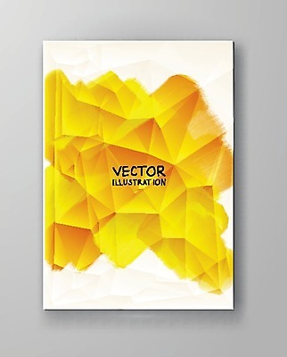 EPS 해외이미지 템플릿 디자인 배너 포스터 종이 벽 백그라운드 일러스트 벽지 수채화 미술 사람없음 그래픽 장식 노란색 페인트 얼룩 그림 캔버스 페이지 엘리먼트 해외202004 해외일러스트 컬러 문화예술 파일형식 벡터