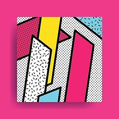 EPS 해외이미지 모양 디자인 백그라운드 패턴 일러스트 추상 사람없음 천 복고 기하학 스타일 멤피스디자인 해외202004 해외일러스트 무늬 직물 파일형식 벡터