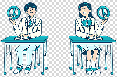 편집이미지 학생 여자 남자 교복 의자 청소년 고등학생 들기 누끼 두명 투표 선거 책상 PNG 십대만 기표문양 편집소스 유권자 문양 옷 가구 모션 사람 민주주의 파일형식