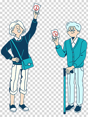 편집이미지 여자 노년 남자 지팡이 누끼 두명 투표 선거 투표용지 PNG 노인만 기표문양 편집소스 유권자 문양 사람 성인 민주주의 성인만 파일형식