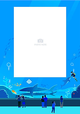 커플 여자 남자 데이트 일러스트 프레임 사랑 여러명 파란색 해초 돌고래 상어 수족관 가오리 아쿠아리움 스쿠버다이버 프레임일러스트 국내일러스트 AI파일 감정 컬러 다수 포유류 관계 어류 사람 수중동물 해조류 스쿠버다이빙 파일형식 벡터