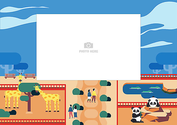 동물 커플 여자 남자 데이트 여러마리 일러스트 프레임 동물원 사랑 여러명 빨간색 파란색 판다 기린 악어 프레임일러스트 국내일러스트 AI파일 감정 컬러 다수 곰 포유류 관계 파충류 사람 파일형식 벡터