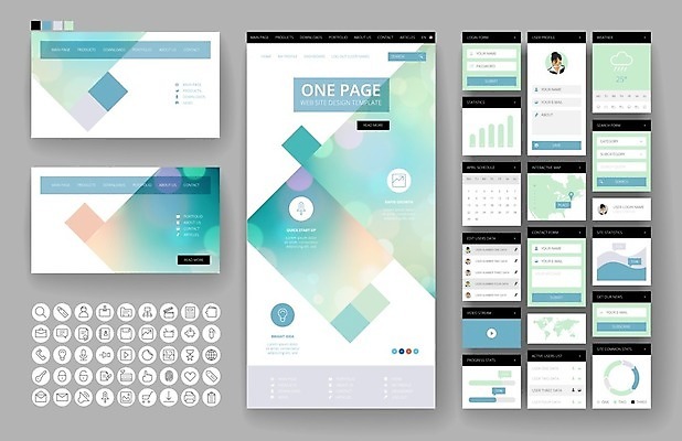 EPS 해외이미지 템플릿 디자인 백그라운드 지도 인터넷 일러스트 비즈니스 모바일 추상 사람없음 그래픽 파란색 세트 세계 웹 플랫 소프트포커스 메뉴 레이아웃 보케 페이지 UI 인터페이스 효과 해외202004 해외일러스트 컬러 무늬 촬영기법 파일형식 벡터