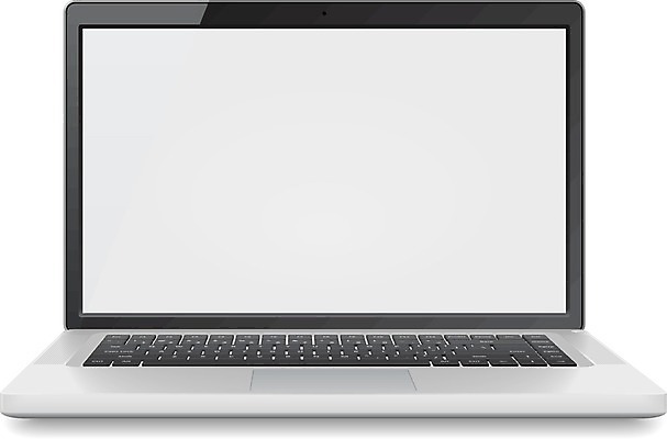 EPS 해외이미지 클립아트 일러스트 그래픽 노트북 전자제품 컴퓨터 스크린 모니터 검은색 공책 회색 흰색 키보드 은색 오브젝트 고립 해외202004 해외일러스트 컬러 문구용품 파일형식 벡터