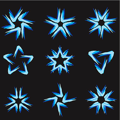 EPS 해외이미지 모양 디자인 실루엣 별 분홍색 꽃무늬 일러스트 추상 나선형 미술 사람없음 그래픽 초록색 파란색 세트 컬러풀 심볼 그림 기하학 엘리먼트 스타일 해외202004 해외일러스트 자연요소 꽃 컬러 무늬 문화예술 촬영기법 파일형식 벡터