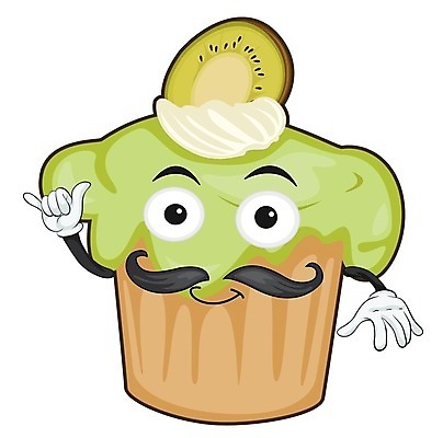 EPS 해외이미지 클립아트 일러스트 키위 사람없음 컵케이크 음식캐릭터 맛있는 해외202004 해외일러스트 일러캐릭터 캐릭터 음식 과일 케이크 파일형식 벡터