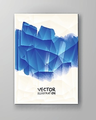 EPS 해외이미지 템플릿 디자인 배너 포스터 종이 백그라운드 일러스트 벽지 수채화 미술 사람없음 그래픽 장식 파란색 페인트 얼룩 그림 캔버스 페이지 엘리먼트 해외202004 해외일러스트 컬러 문화예술 파일형식 벡터