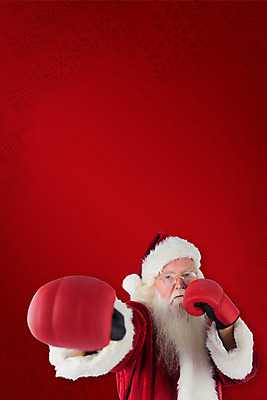 포토 JPG 해외이미지 노년 남자 크리스마스 한명 상반신 앞모습 빨간색 산타클로스 권투 권투글러브 노인남자한명만 해외202004 해외포토 1 기념일 뷰포인트 컬러 사람 성인 격투기 글러브 남자한명만 노인남자만 파일형식