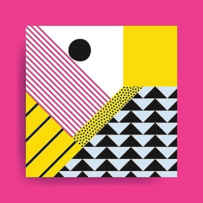 EPS 해외이미지 모양 디자인 백그라운드 패턴 일러스트 추상 사람없음 천 복고 기하학 스타일 멤피스디자인 해외202004 해외일러스트 무늬 직물 파일형식 벡터