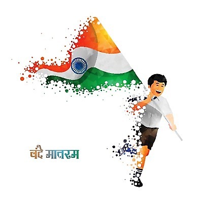 EPS 해외이미지 배너 포스터 물결 일러스트 휴가 소년 달리기 축제 자유 축하 깃발 잡기 인도인 애국심 명예 공화국 독립기념일 삼색 전국 정부 헌법 해외202004 해외일러스트 외국인 기념일 남자 나라 어린이 컨셉 모션 동양인 법 독립 파일형식 벡터