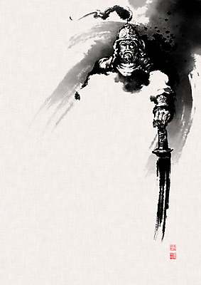 PSD 남자 일러스트 캘리그라피 붓터치 한명 들기 사람 성인 잡기 역사 칼 동양화 번짐 위인 장군 갑옷 이순신 성인남자한명만 애국선열 국내일러스트 투구모자 직업 1 모션 미술 보호장비 남자한명만 성인남자만 파일형식 애국 효과