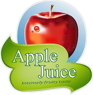 EPS 해외이미지 무료이미지 스티커 일러스트 사람없음 빨간색 초록색 라벨 사과 해외202004 해외일러스트 컬러 과일 프레임 파일형식 벡터 무료콘텐츠