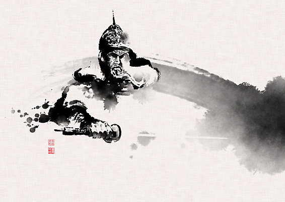 PSD 남자 일러스트 캘리그라피 붓터치 한명 들기 사람 성인 역사 칼 동양화 번짐 위인 장군 갑옷 이순신 성인남자한명만 애국선열 국내일러스트 투구모자 직업 1 모션 미술 보호장비 남자한명만 성인남자만 파일형식 애국 효과