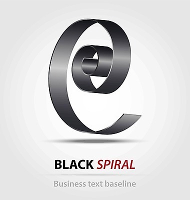 EPS 해외이미지 모양 디자인 컨셉 일러스트 비즈니스 추상 나선형 미술 사람없음 픽토그램 검은색 웹 심볼 역동적 마케팅 해외202004 해외일러스트 컬러 무늬 인터넷 문화예술 파일형식 벡터