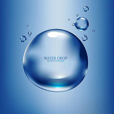 일러스트 사람없음 물 파란색 물방울 액체 이슬 그라데이션 국내일러스트 AI파일 자연요소 컬러 파일형식 벡터