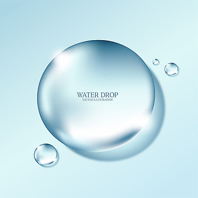 일러스트 사람없음 물 파란색 물방울 액체 이슬 그라데이션 국내일러스트 AI파일 자연요소 컬러 파일형식 벡터