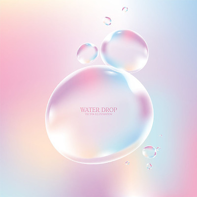 분홍색 일러스트 사람없음 물 물방울 액체 이슬 그라데이션 국내일러스트 AI파일 자연요소 컬러 파일형식 벡터